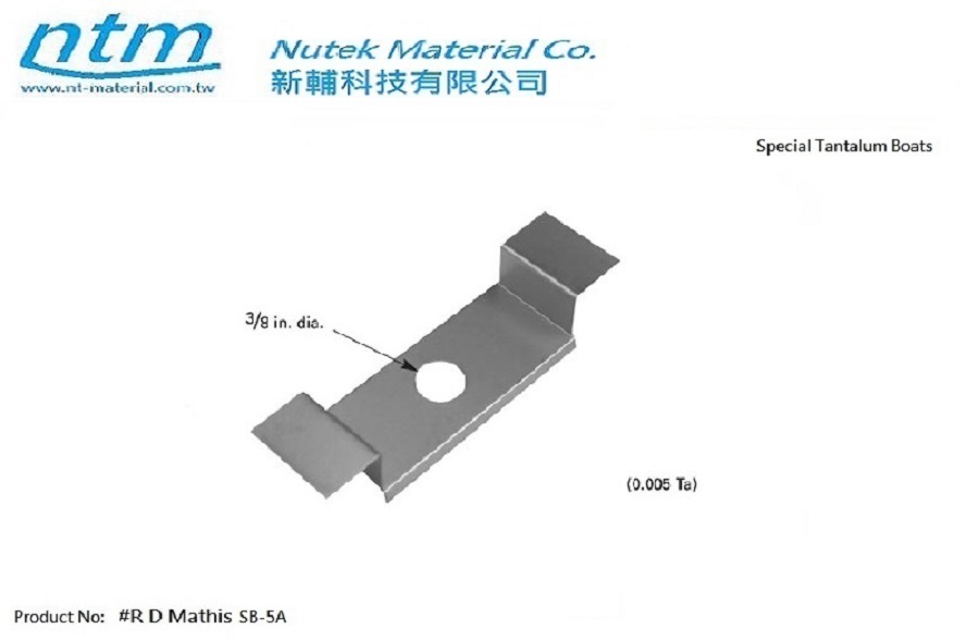 Special Tantalum Boats-Sb-5A